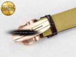Reverso Tribute Duoface Small Seconds RG MGF Best Edition White Spray Paint Dial on Black Leather Strap A854A - Görsel 23