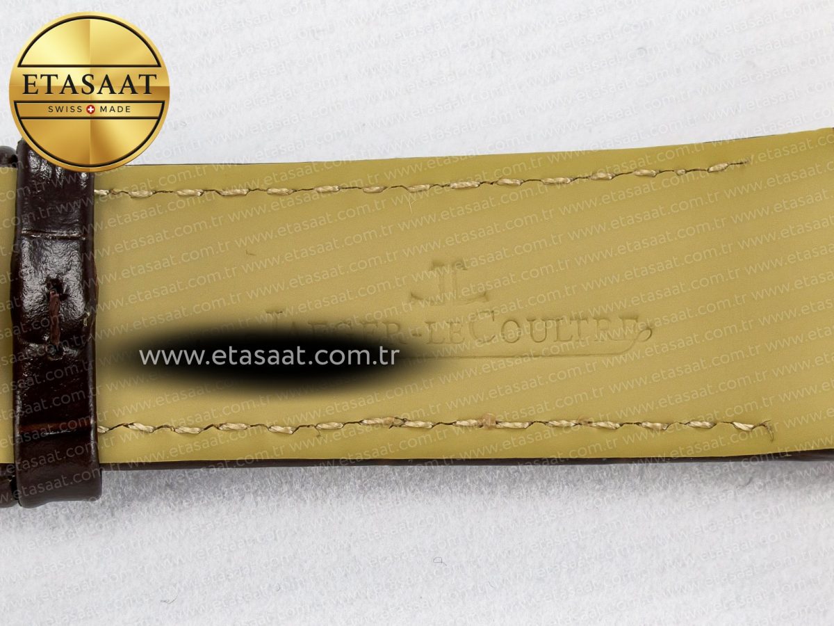 Reverso Tribute Duoface Small Seconds RG MGF Best Edition White Spray Paint Dial on Black Leather Strap A854A - Görsel 24