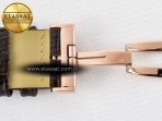 Reverso Tribute Duoface Small Seconds RG MGF Best Edition White Spray Paint Dial on Black Leather Strap A854A - Görsel 26