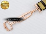 Reverso Tribute Duoface Small Seconds RG MGF Best Edition White Spray Paint Dial on Black Leather Strap A854A - Görsel 27