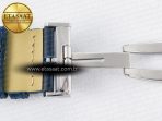 Reverso Tribute Duoface Small Seconds SS MGF Best Edition Blue Dial on Blue Leather Strap A854A - Görsel 26