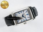 Reverso Tribute Duoface Small Seconds SS MGF Best Edition White Dial on Black Leather Strap A854A - Görsel 12