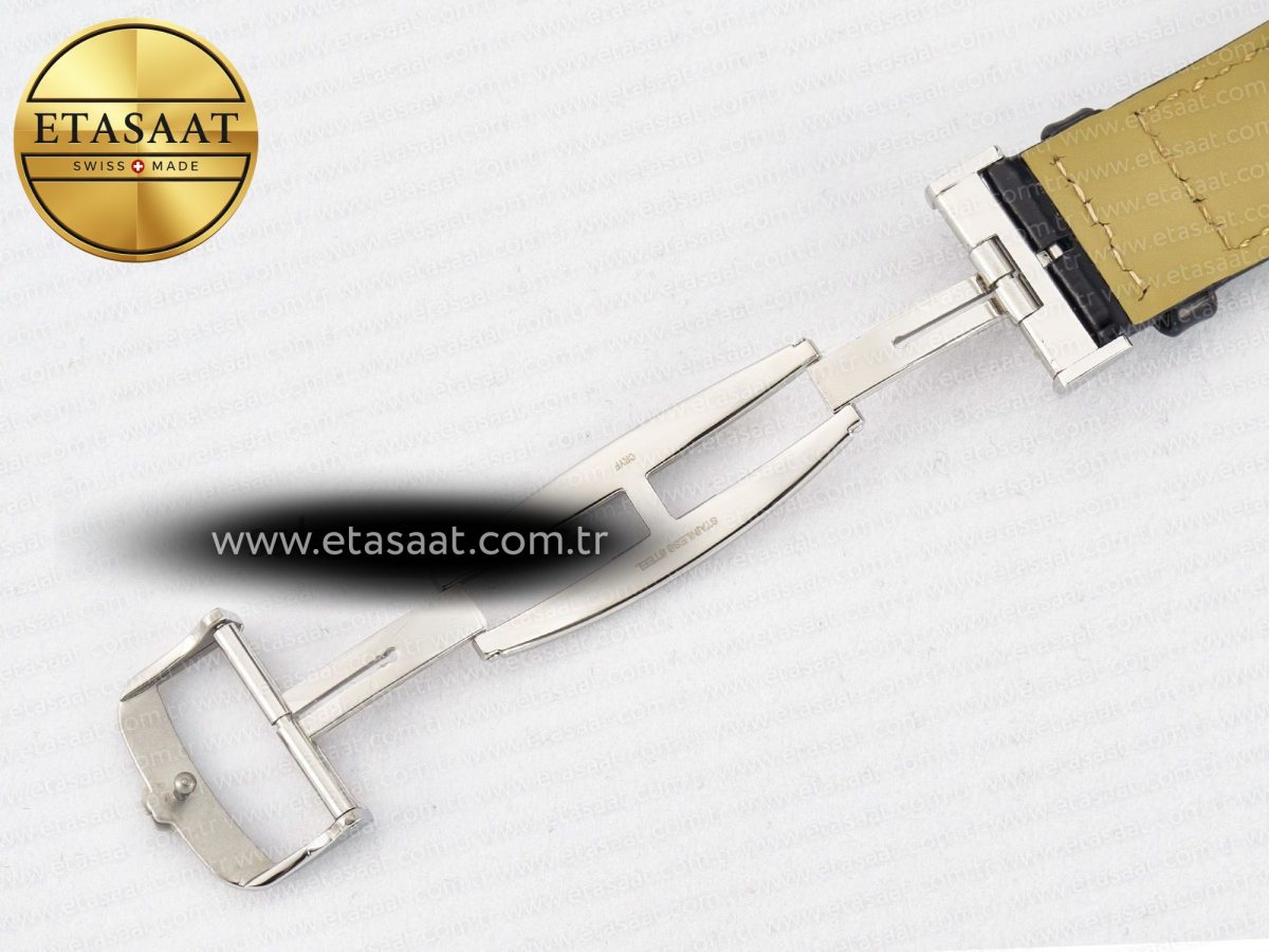 Reverso Tribute Duoface Small Seconds SS MGF Best Edition White Dial on Black Leather Strap A854A - Görsel 27