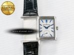 Reverso Tribute Duoface Small Seconds SS MGF Best Edition White Dial on Black Leather Strap A854A - Görsel 5