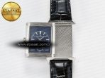 Reverso Tribute Duoface Small Seconds SS MGF Best Edition White Dial on Black Leather Strap A854A - Görsel 7