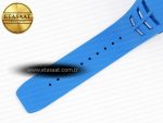 Richard Mille RM 53 Blue Rubber Strap - Görsel 24