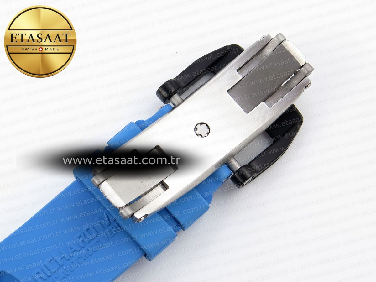 Richard Mille RM 53 Blue Rubber Strap - Görsel 26