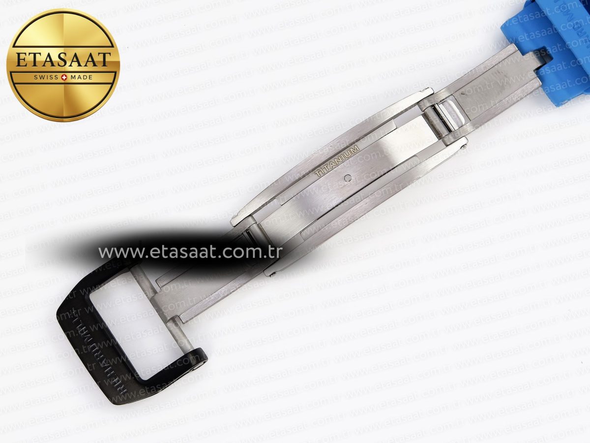 Richard Mille RM 53 Blue Rubber Strap - Görsel 28