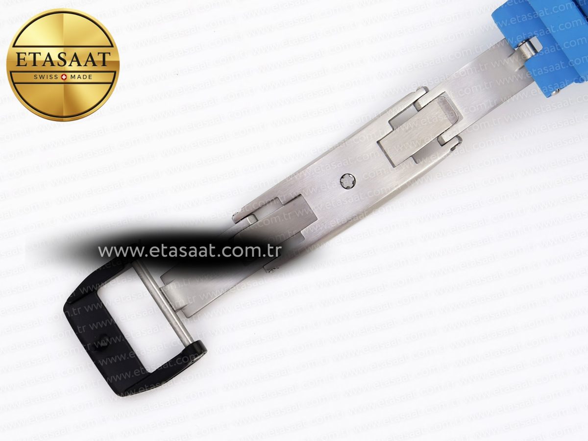 Richard Mille RM 53 Blue Rubber Strap - Görsel 29