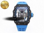 Richard Mille RM 53 Blue Rubber Strap - Görsel 3
