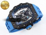 Richard Mille RM 53 Blue Rubber Strap - Görsel 6