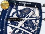 RM 61-01 Yohan Blake White NTPT ZF 1:1 Best Edition on Black Rubber Strap RMUL2 Super Clone - Görsel 10
