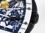 RM 61-01 Yohan Blake White NTPT ZF 1:1 Best Edition on Black Rubber Strap RMUL2 Super Clone - Görsel 11