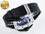 RM 61-01 Yohan Blake White NTPT ZF 1:1 Best Edition on Black Rubber Strap RMUL2 Super Clone - Görsel 15