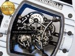 RM 61-01 Yohan Blake White NTPT ZF 1:1 Best Edition on Black Rubber Strap RMUL2 Super Clone - Görsel 17