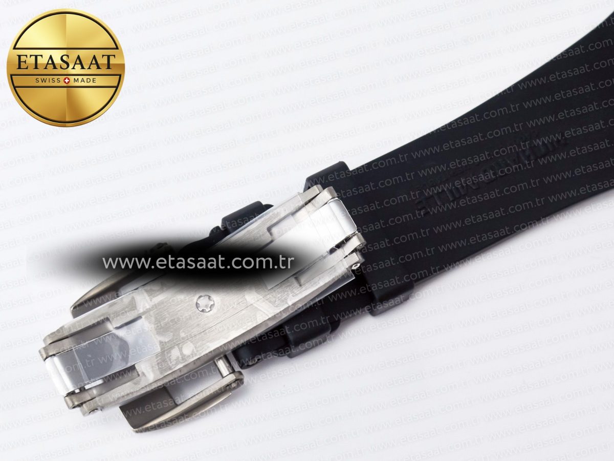 RM 61-01 Yohan Blake White NTPT ZF 1:1 Best Edition on Black Rubber Strap RMUL2 Super Clone - Görsel 21