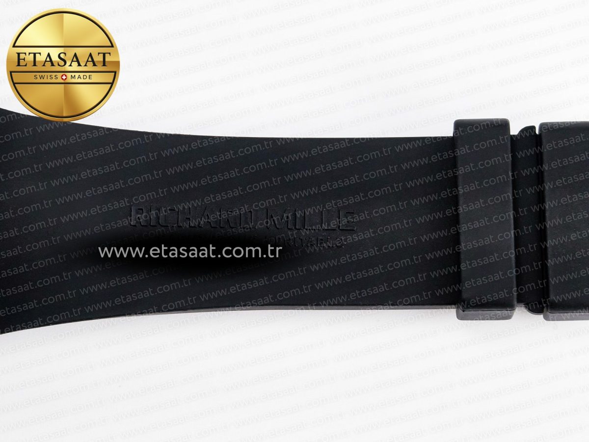 RM 61-01 Yohan Blake White NTPT ZF 1:1 Best Edition on Black Rubber Strap RMUL2 Super Clone - Görsel 25
