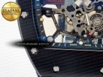 RM035-02 Black Ceramic SONIC Best Edition Skeleton Dial on Black Rubber Strap Clone RMUL1 - Görsel 13