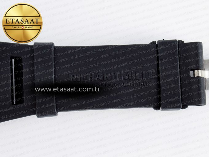 RM035-02 Black Ceramic SONIC Best Edition Skeleton Dial on Black Rubber Strap Clone RMUL1 - Görsel 24
