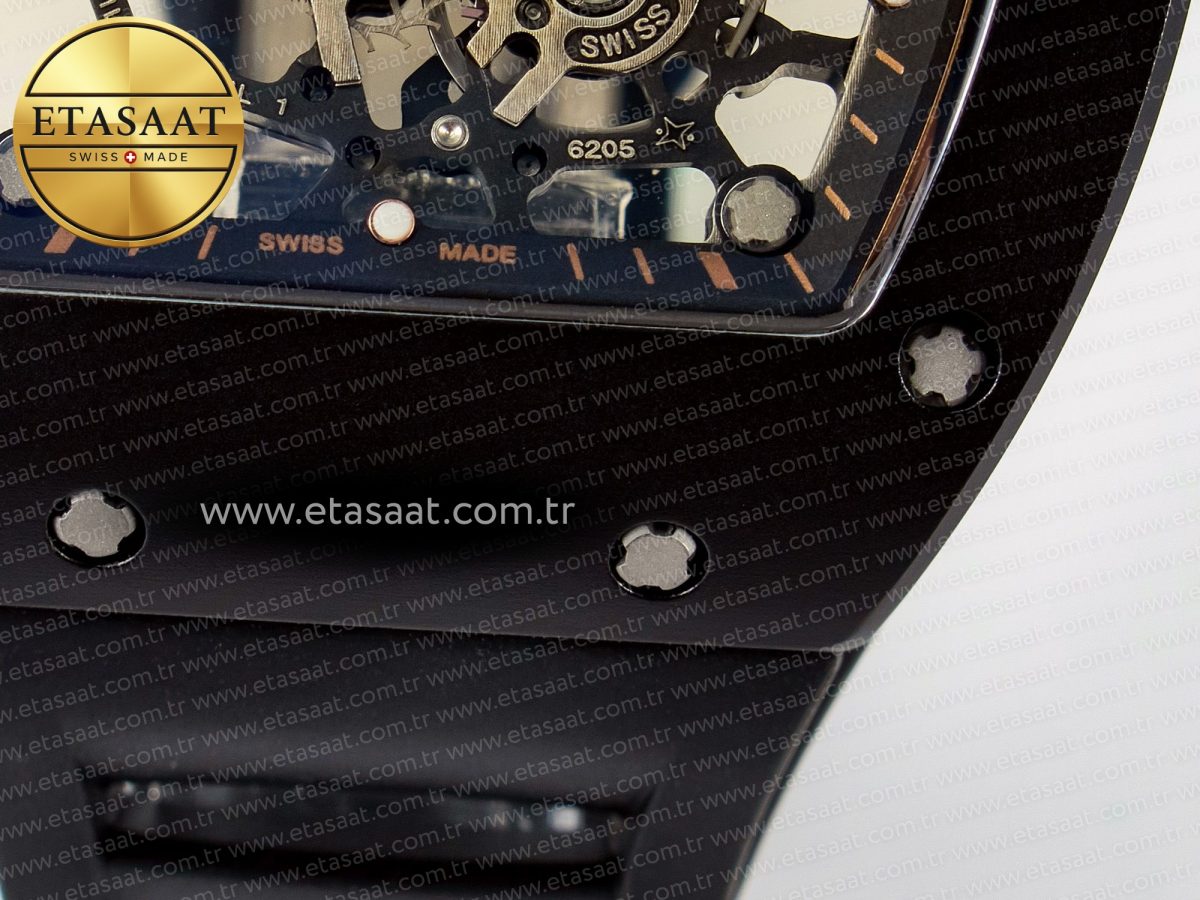 Richard Mille RM035-02 RG Black Ceramic Skeleton Dial - Görsel 14