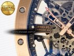 RM035-02 RG SONIC Best Edition Skeleton Dial on Black Rubber Strap Clone RMUL1 - Görsel 10