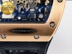 RM035-02 RG SONIC Best Edition Skeleton Dial on Black Rubber Strap Clone RMUL1 - Görsel 14