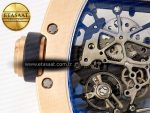 RM035-02 RG SONIC Best Edition Skeleton Dial on Black Rubber Strap Clone RMUL1 - Görsel 19