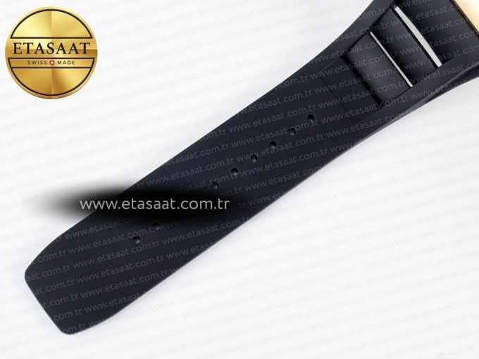 RM035-02 RG SONIC Best Edition Skeleton Dial on Black Rubber Strap Clone RMUL1 - Görsel 22