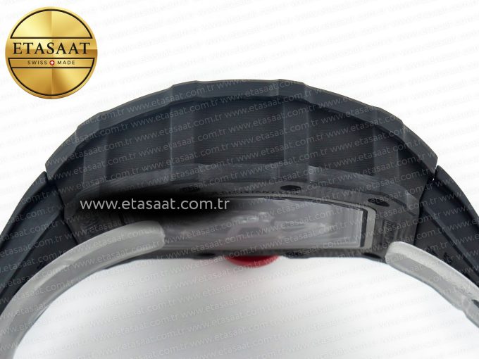 RM035 Carbon SONIC Best Edition Skeleton Dial on Black Rubber Strap Clone RMUL2 V2 - Görsel 15