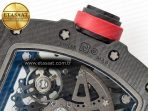 RM035 Carbon SONIC Best Edition Skeleton Dial on Black Rubber Strap Clone RMUL2 V2 - Görsel 20