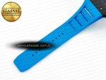 RM035 Carbon SONIC Best Edition Skeleton Dial on Blue Rubber Strap Clone RMUL2 V2 - Görsel 21