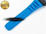 RM035 Carbon SONIC Best Edition Skeleton Dial on Blue Rubber Strap Clone RMUL2 V2 - Görsel 22