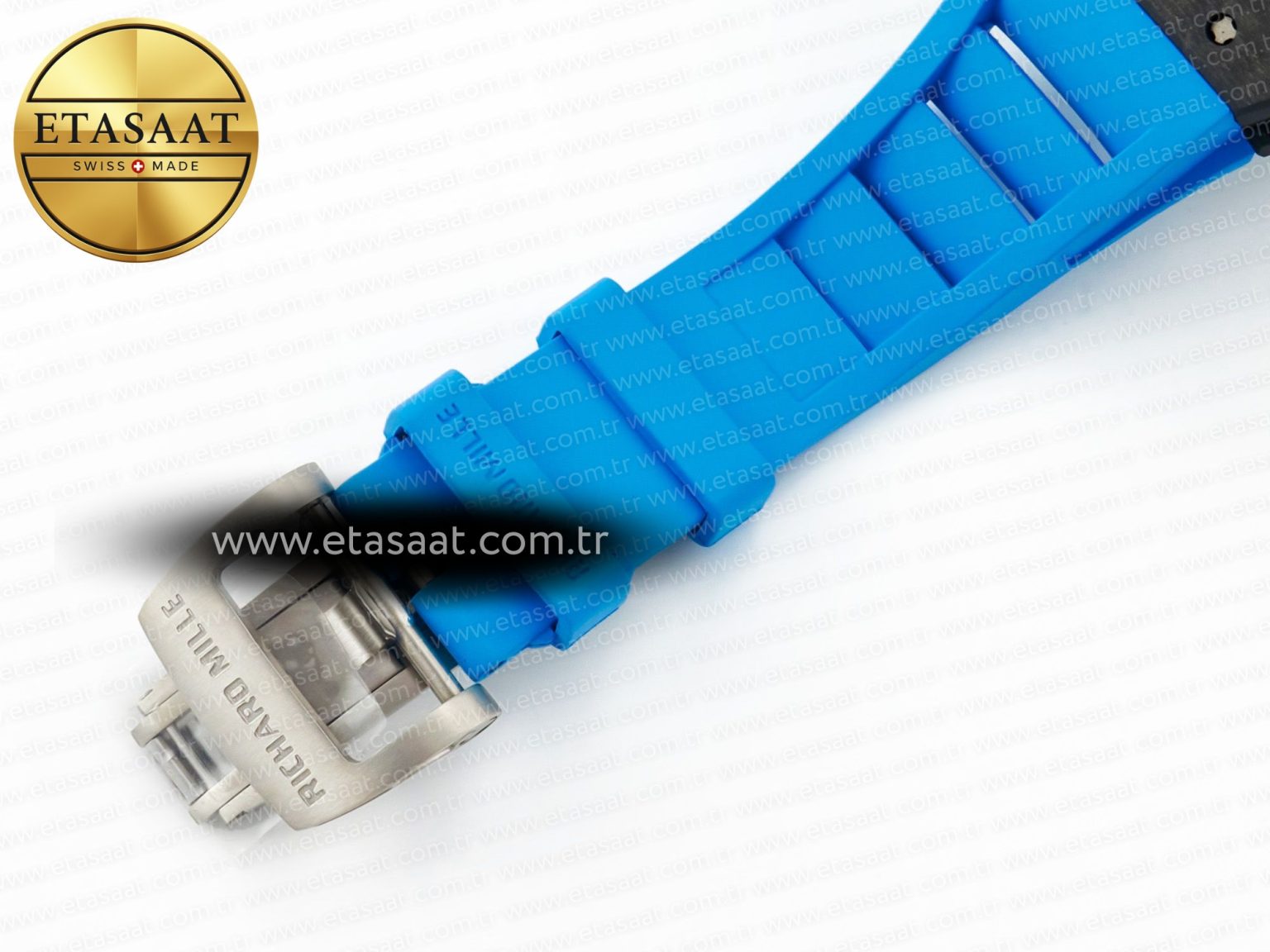 RM035 Carbon SONIC Best Edition Skeleton Dial on Blue Rubber Strap Clone RMUL2 V2 - Görsel 23