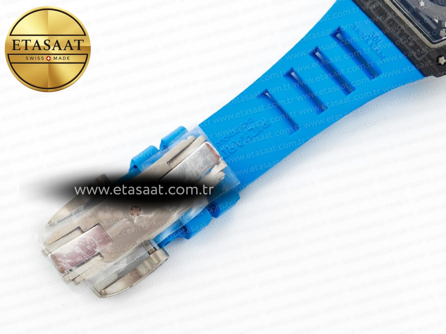 RM035 Carbon SONIC Best Edition Skeleton Dial on Blue Rubber Strap Clone RMUL2 V2 - Görsel 24