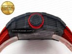 RM035 Carbon SONIC Best Edition Skeleton Dial on Red Rubber Strap Clone RMUL2 V2 - Görsel 16
