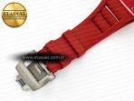 RM035 Carbon SONIC Best Edition Skeleton Dial on Red Rubber Strap Clone RMUL2 V2 - Görsel 22