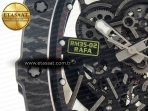 RM035 Carbon SONIC Best Edition Skeleton Dial on White Rubber Strap Clone RMUL2 V2 - Görsel 11