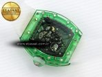Richard Mille RM035 GREEN SKELETON DIAL ON TRANSLUCENT - Görsel 16