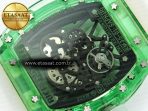 Richard Mille RM035 GREEN SKELETON DIAL ON TRANSLUCENT - Görsel 17