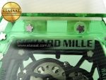 RM035 GREEN TRANSPARENT RMF BEST EDITION SKELETON DIAL ON TRANSLUCENT RUBBER STRAP CLONE RMUL2 - Görsel 18