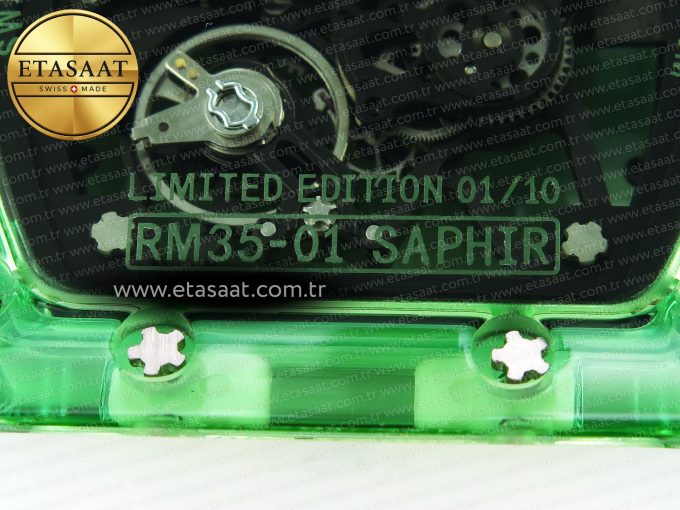 RM035 GREEN TRANSPARENT RMF BEST EDITION SKELETON DIAL ON TRANSLUCENT RUBBER STRAP CLONE RMUL2 - Görsel 21