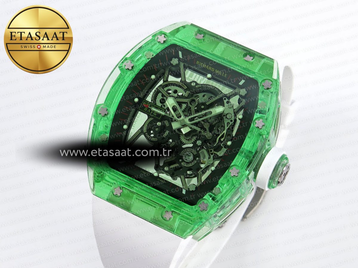 Richard Mille RM035 GREEN TRANSPARENT RMF - Görsel 1