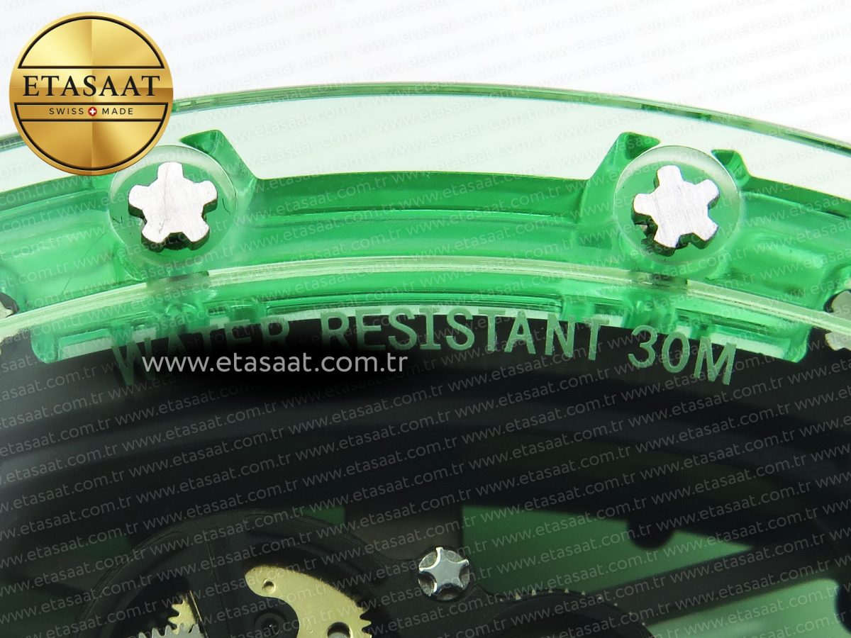 Richard Mille RM035 GREEN TRANSPARENT RMF - Görsel 16