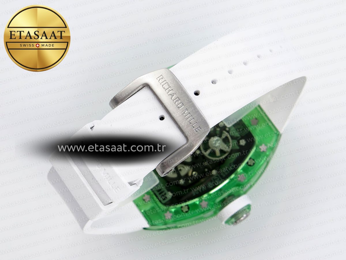 Richard Mille RM035 GREEN TRANSPARENT RMF - Görsel 19