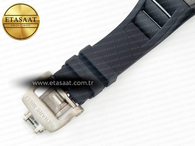 RM035 Red Carbon SONIC Best Edition Skeleton Dial on Black Rubber Strap Clone RMUL2 V2 - Görsel 23