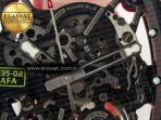 RM035 Red Carbon SONIC Best Edition Skeleton Dial on Red Rubber Strap Clone RMUL2 V2 - Görsel 11