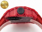 RM035 Red Carbon SONIC Best Edition Skeleton Dial on Red Rubber Strap Clone RMUL2 V2 - Görsel 16