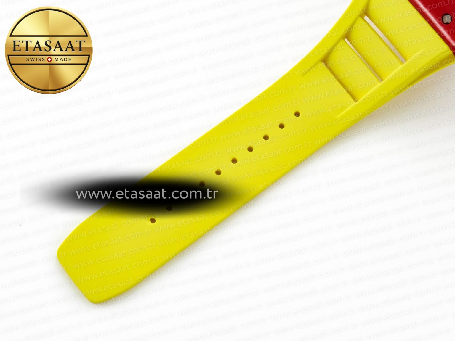RM035 Red Carbon SONIC Best Edition Skeleton Dial on Yellow Rubber Strap Clone RMUL2 V2 - Görsel 21