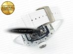 RM035 TRANSPARENT SONIC Best Edition Skeleton Dial on White Rubber Strap Clone RMUL2 V2 - Görsel 10