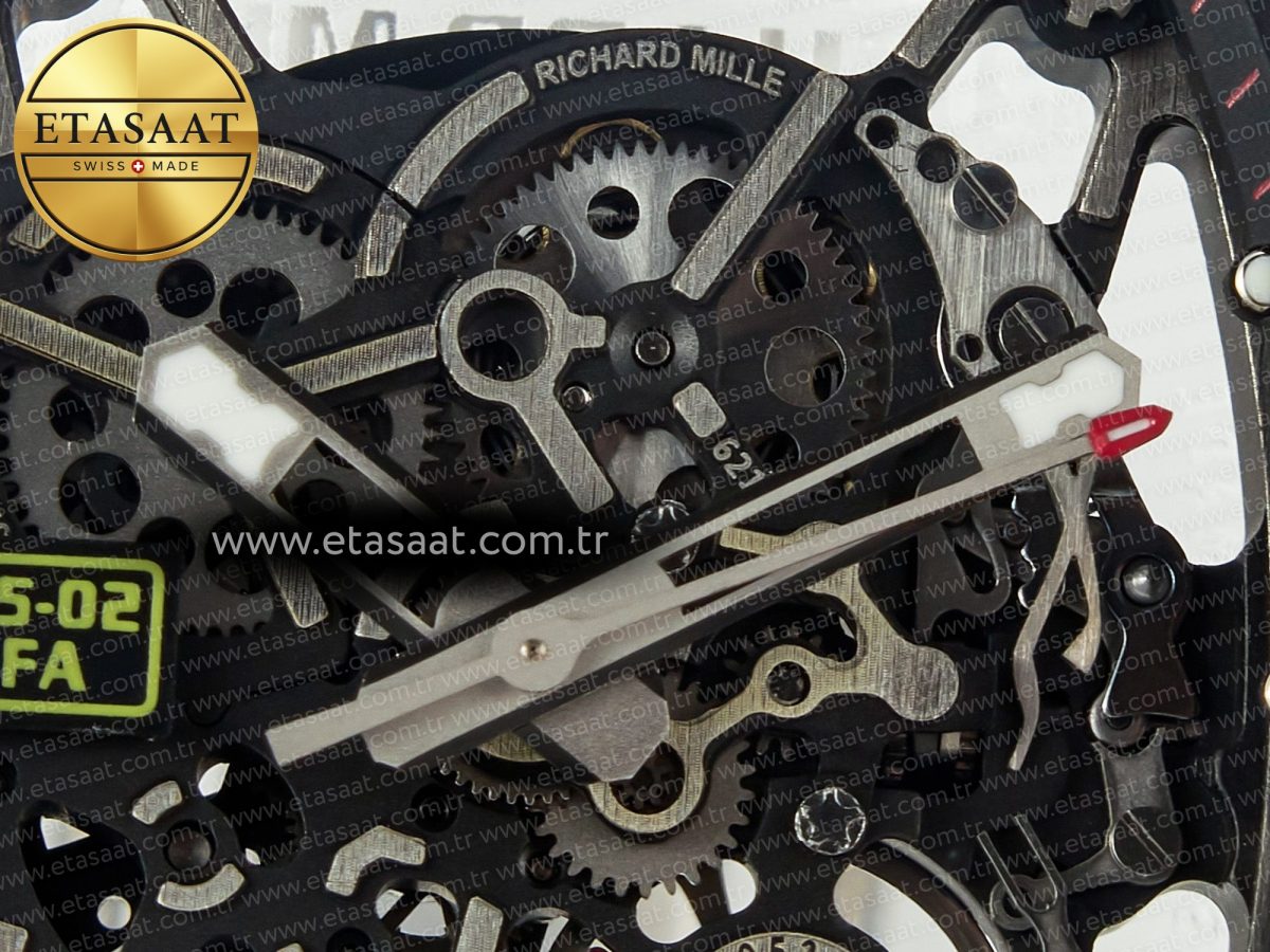 RM035 TRANSPARENT SONIC Best Edition Skeleton Dial on White Rubber Strap Clone RMUL2 V2 - Görsel 15